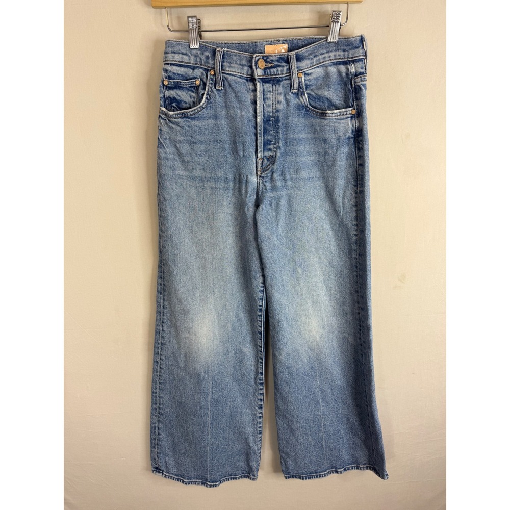 Mother The Tomcat Roller Other Moods High Rise Wide Leg Jeans 28X30